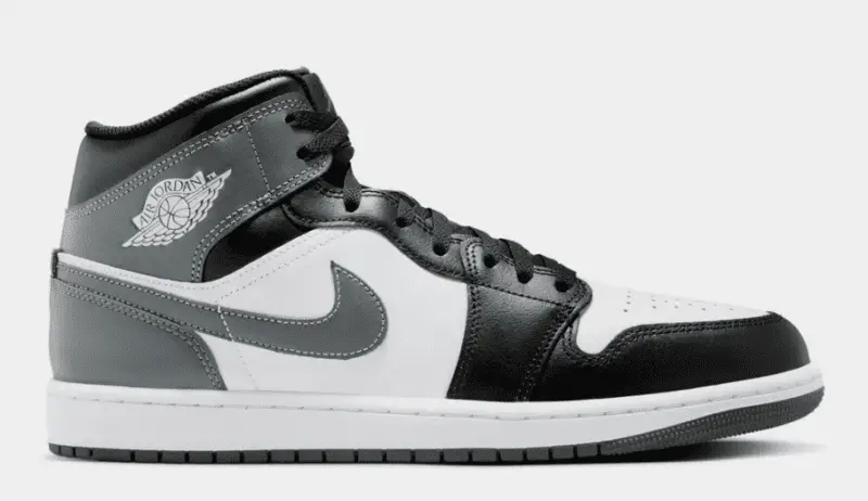 Air Jordan 1 Retro Mid Black/Iron Grey/White