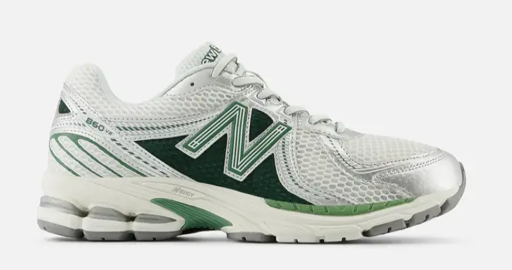 NEW BALANCE MENS LIFESTYLE SHOE 860 V2 MALLARD GREEN $140 $79.97
