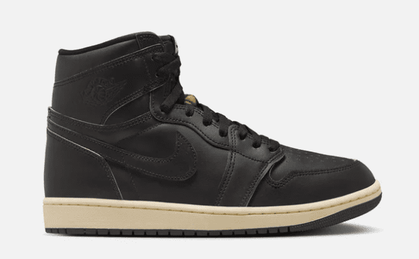 AIR JORDAN 1 RETRO HIGH OG BLACK AND MUSLIN $185 $119.98