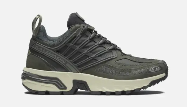 SALOMON MENS LIFESTYLE SHOE ACS PRO LEATHER $200 $119.97