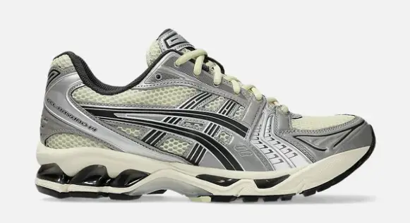 ASICS MENS LIFESTYLE SHOE GEL KAYANO 14 OYSTER WHITE $150 $99.98