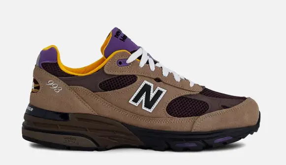 NEW BALANCE MENS LIFESTYLE SHOE TEDDY SANTIS X 993 MADE IN USA MUSHROOM $220 $124.97