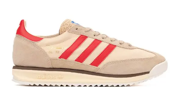 adidas SL 72 RS Athletic Shoe - Magic Beige / Pure Ruby / Sand Strata $99.99 $49.98