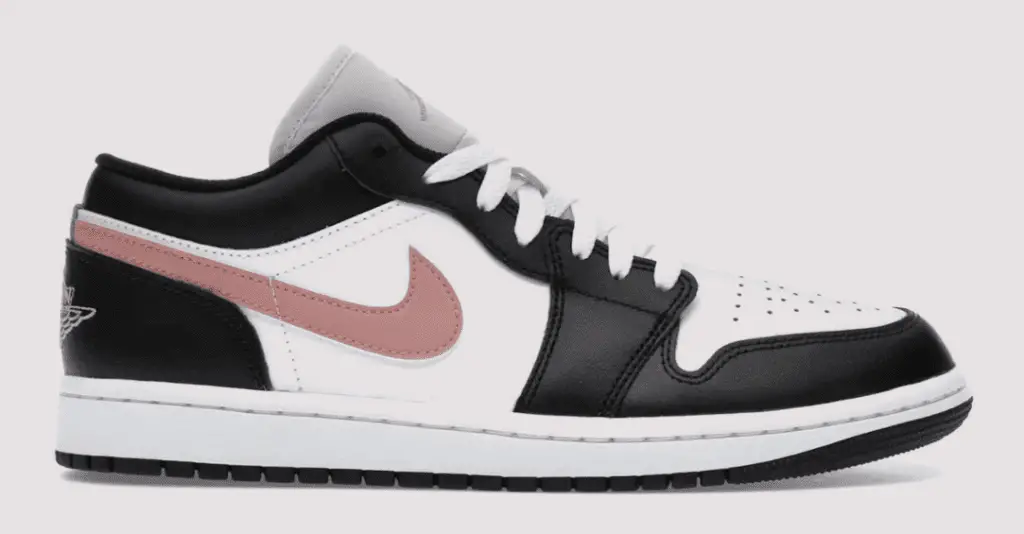 Air Jordan 1 Low White/Black/Duty Rose