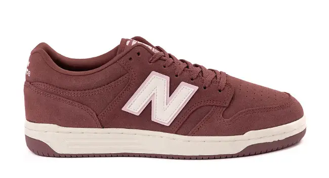 New Balance 480 Athletic Shoe - Washed Burgundy / Light Raspberry / Sea Salt $89.99 $39.98
