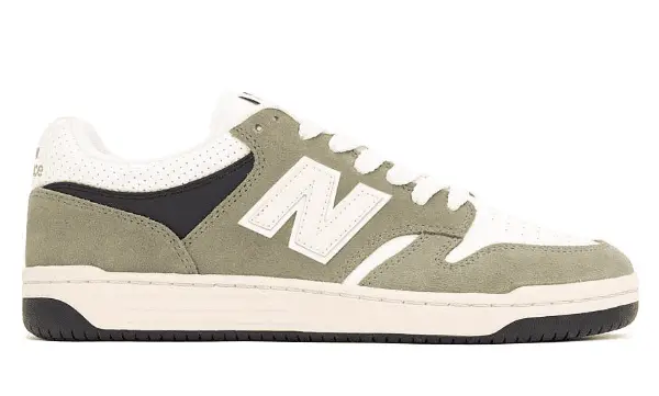 New Balance 480 Athletic Shoe - Dark Olivine / Sea Salt $99.99 $59.98