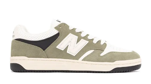 New Balance 480 Athletic Shoe - Dark Olivine / Sea Salt $99.99 $59.98