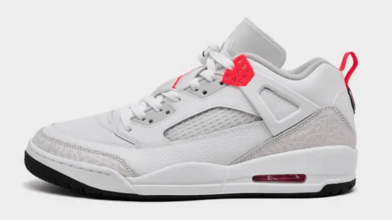 Jordan Spizike Low White/Vast Grey/Black/Bright Crimson