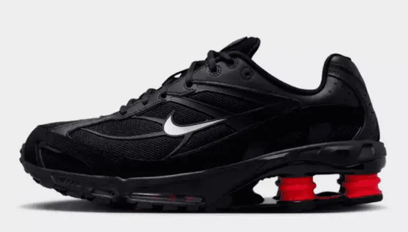 Nike Shox Ride 2 Black/University Red/Medium Ash/Metallic Silver