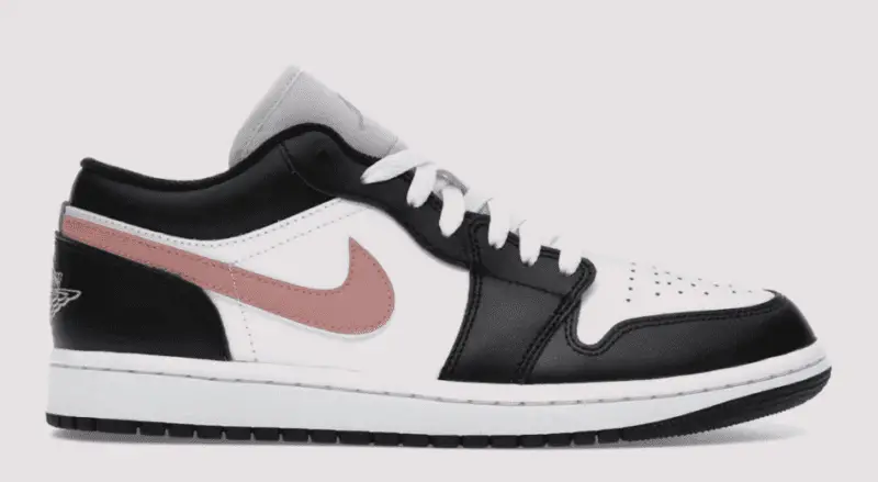 Air Jordan 1 Low White/Black/Rust Pink