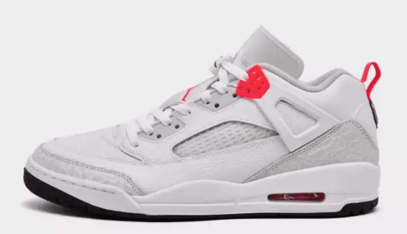 Jordan Spizike Low White/Vast Grey/Black/Bright Crimson