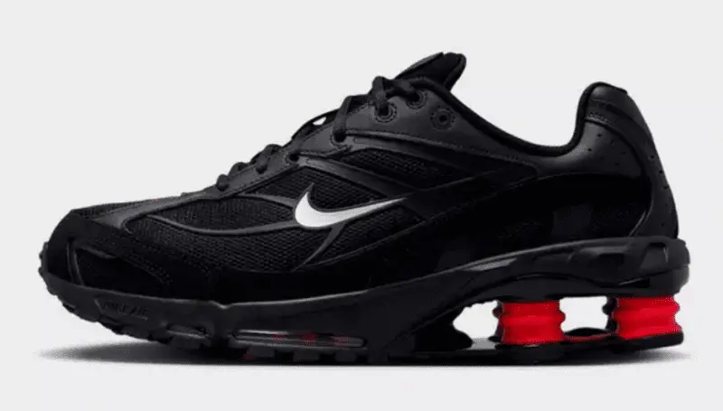 Nike Shox Ride 2 Black/University Red/Medium Ash/Metallic Silver