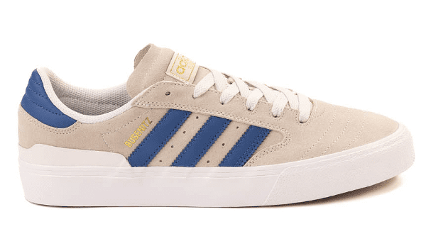 adidas Busenitz Vulc II Skate Shoe - Crystal White / Team Royal Blue / Gold Metallic $74.99 $39.98
