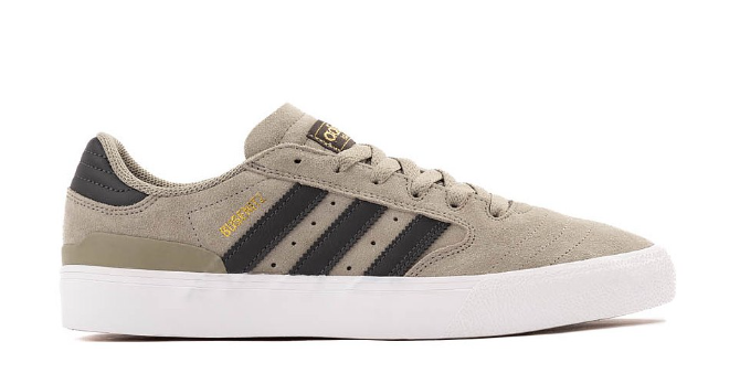 adidas Busenitz Vulc II Skate Shoe - Silver Pebble / Carbon $74.99 $39.98