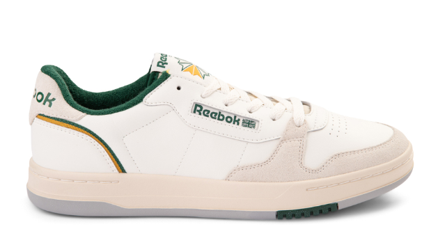 Reebok Phase Court Athletic Shoe - Chalk / Paper White / Dark Green $84.99 $39.98