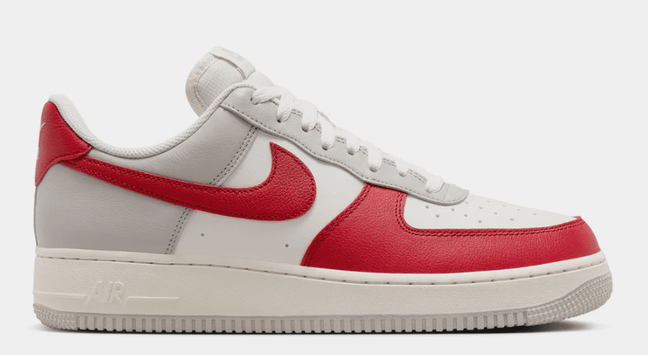 Nike Air Force 1 '07 LV8 Red Toe Mens Basketball Shoes $125.00 $ 59.98