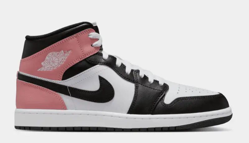 Air Jordan 1 Mid White/Rust Pink/Black