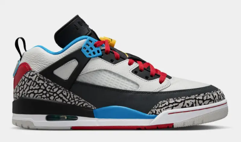 Jordan Spizike Low SE Neutral Grey/Varsity Maize/Surf Blue