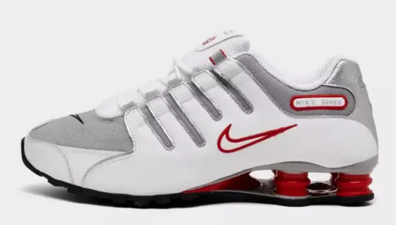 Nike Shox NZ White/Sport Red/Cool Grey/Metallic Silver
