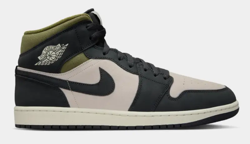 Air Jordan 1 Mid SE Light Orewood Brown/Medium Olive/Sail/Off Noir