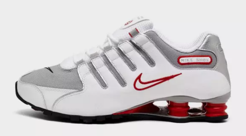 Nike Shox NZ White/Sport Red/Cool Grey/Metallic Silver