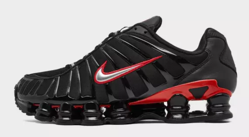 Nike Shox TL Black/University Red/Metallic Silver