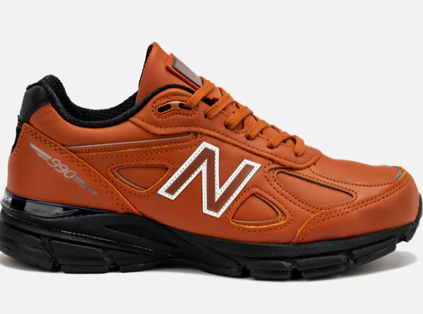 NEW BALANCE MENS LIFESTYLE SHOE 990V4 MADE IN USA MAHOGANY $220 $124.97