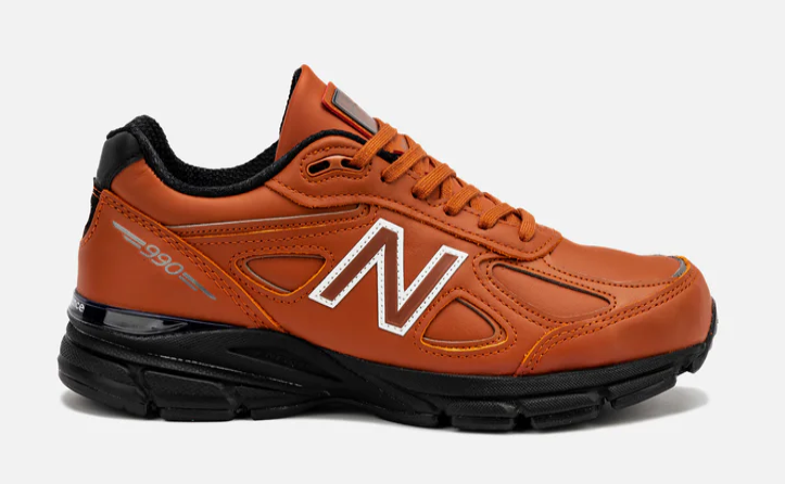 NEW BALANCE MENS LIFESTYLE SHOE 990V4 MADE IN USA MAHOGANY $220 $124.97