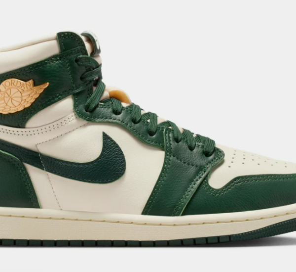 Air Jordan 1 Retro High OG Pro Green Womens Lifestyle Shoes $185.00 $ 99.98