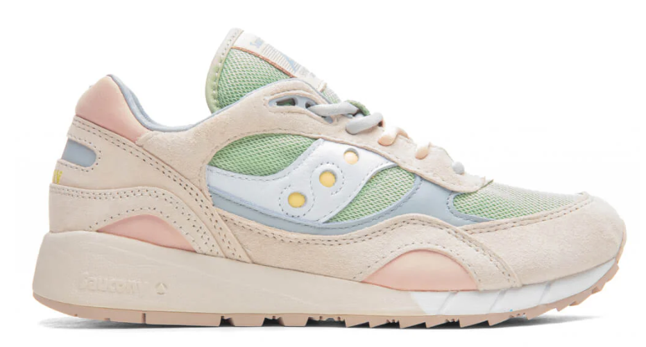 Saucony Shadow 6000 - White/Light Green $105.18 $150.41