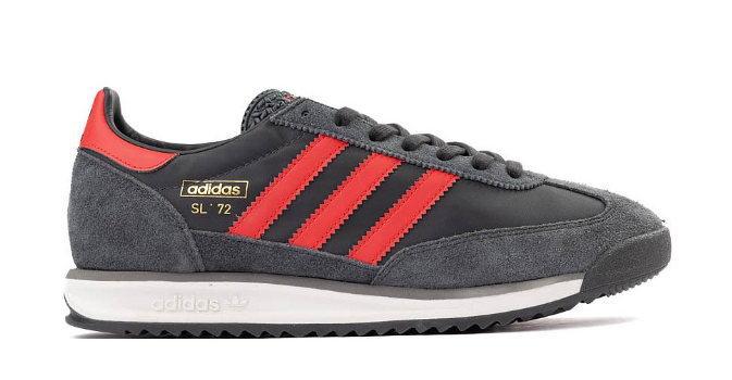 adidas SL 72 RS Athletic Shoe - Carbon / Real Coral / Grey $99.99 $59.98