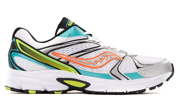 Saucony Ride Millennium Athletic Shoe - White / Mutant Green / Orange $109.99 $69.98
