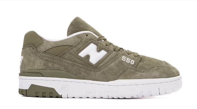 New Balance 550 Athletic Shoe - Olivine / White $109.99 $69.98