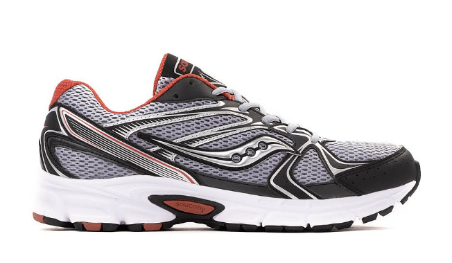 Saucony Ride Millennium Athletic Shoe - Grey / Black / Red $109.99 $59.98