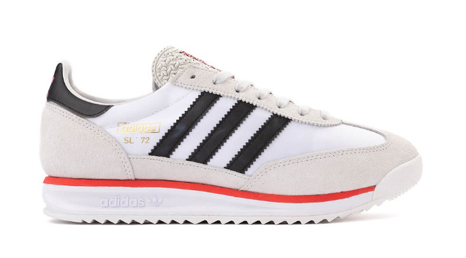 adidas SL 72 RS Athletic Shoe - White / Core Black / Grey $99.99 $59.98