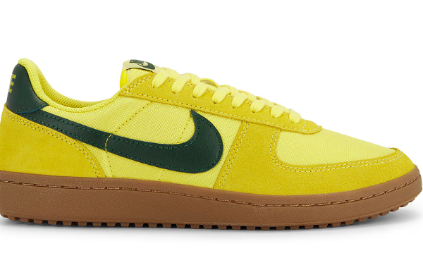 Field General Sneakers in Chrome Yellow, Fir, Gum, & Med Brown Nike brand:Nike $60 Previous price: $100