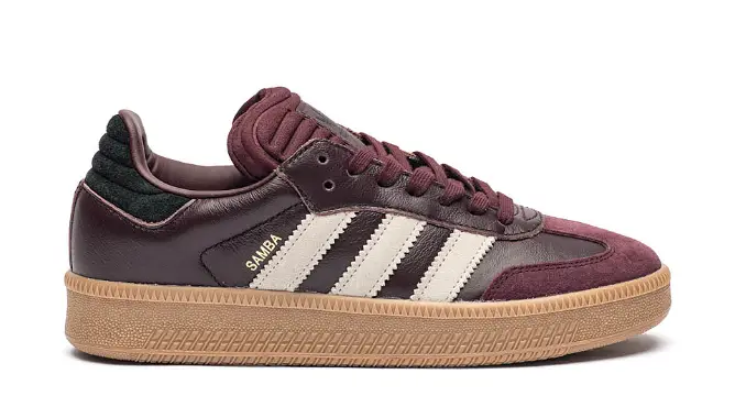 adidas Samba XLG Athletic Shoe - Maroon / Wonder Beige / Gum $109.99 $59.98
