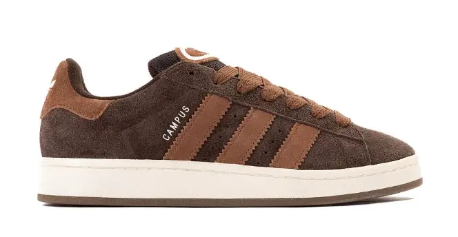 adidas Campus '00s Athletic Shoe - Dark Brown / Preloved Brown / White $109.99 $39.98