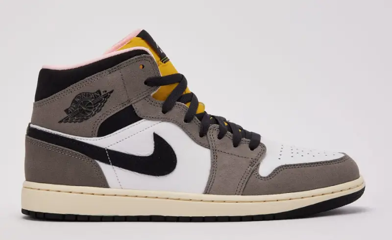 Air Jordan 1 Mid SE White/Grey