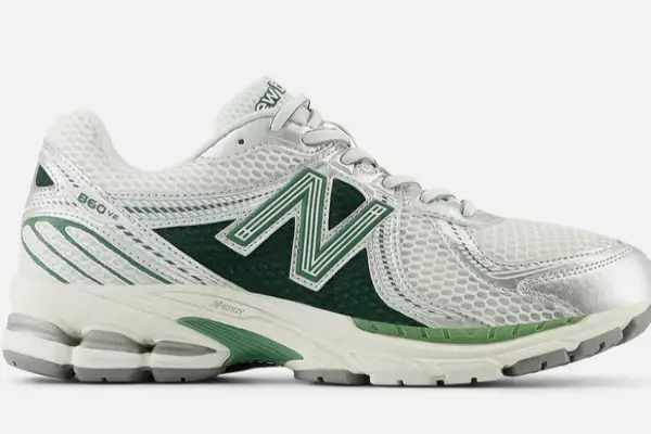 NEW BALANCE MENS LIFESTYLE SHOE 860 V2 MALLARD GREEN $140 $79.97