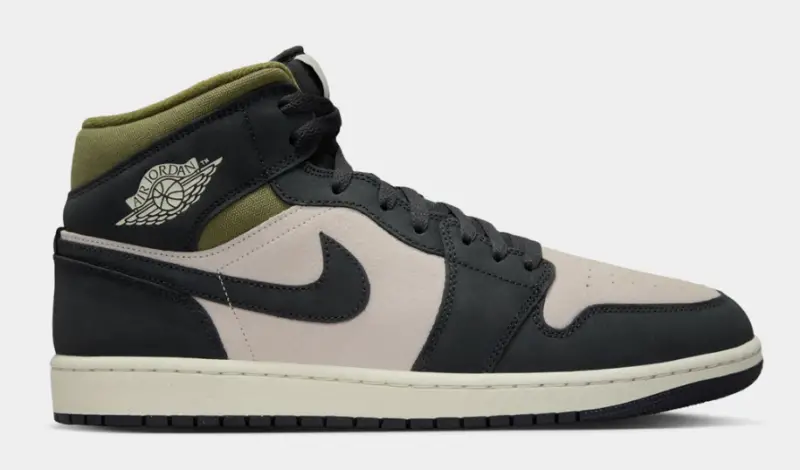 Air Jordan 1 Mid SE Light Orewood Brown/Medium Olive/Sail/Off Noir