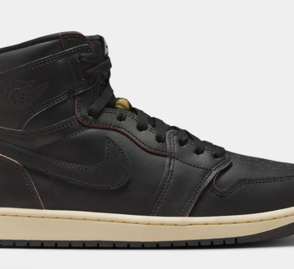Air Jordan 1 Retro High OG Black and Muslin Mens Lifestyle Shoes $185.00 $ 79.97