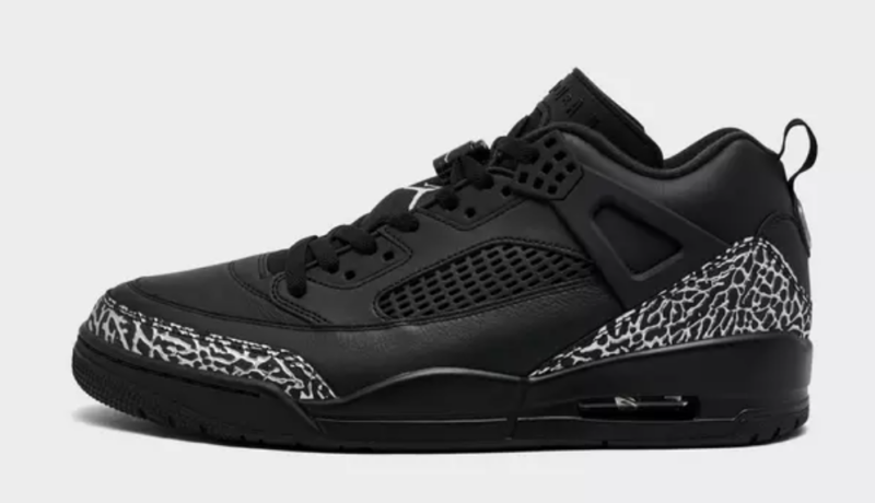Jordan Spizike Low Black/Metallic Silver