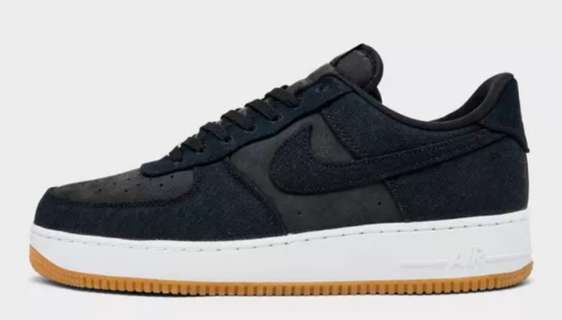 Nike Air Force 1 '07 LV8 SE Canvas Black/Dark Smoke Grey/Gum Medium Brown