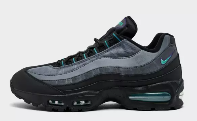 Nike Air Max 95 Big Bubble Black/Iron Grey/Court Purple/Dusty Cactus