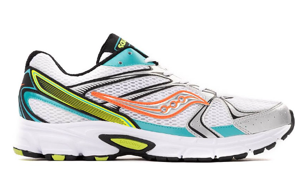 Saucony Ride Millennium Athletic Shoe - White / Mutant Green / Orange $109.99 $49.98