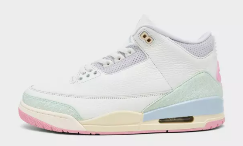 Air Jordan Retro 3 Sail/Jade Aura/Aura/Iced Carmine/Muslin/Iris Whisper