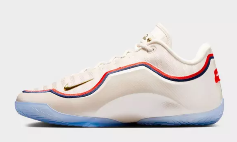 Nike LeBron 23 Pale Ivory/Metallic Gold/University Red