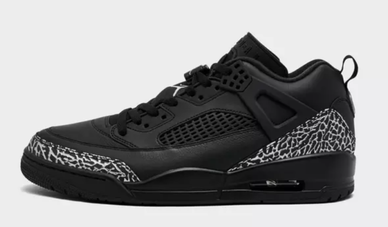 Jordan Spizike Low Black/Metallic Silver