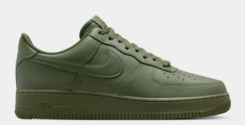 Nike Air Force 1 '07 Army Olive Mens Lifestyle Shoes $115.00 $ 79.98